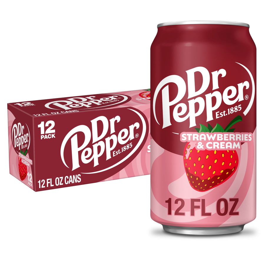 Dr Pepper Strawberries & Cream Soda - Outdoor Soda Choice - Classic Active Style Set